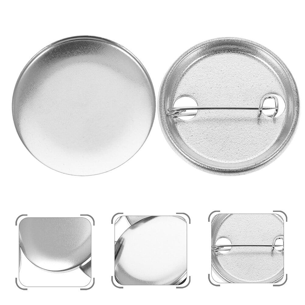 MLINS  100 Sets Decorative Press for Buttons Accessories Empty Emblems