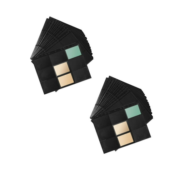 MLINS 100 Sheets Card Binder Pages with Side Loading Sleeves for Trading Cards, , and Collectible Card Storage