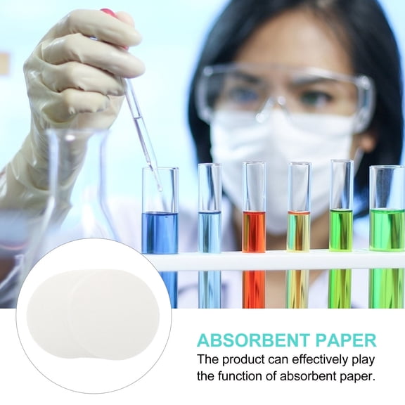 YUYUETIME Absorbent Paper Transparent for Lab Experiments and School Chemistry Practical Application
