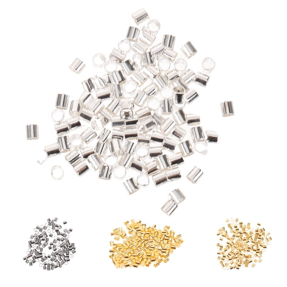 MLINS 1000 Pcs Crimp Beads DIY for Bracelets Making Jewelry Supplies
