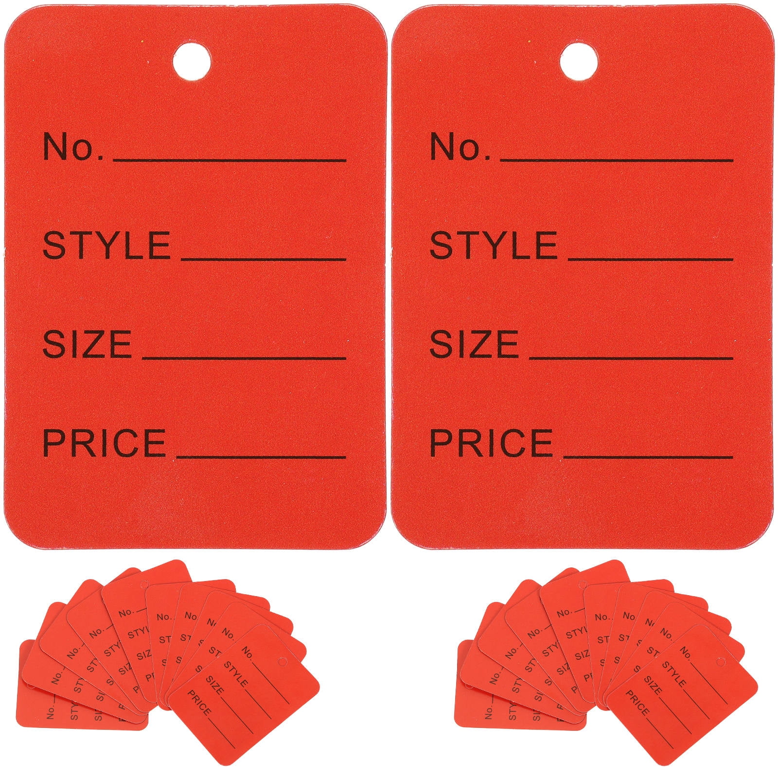 DINHEAROM Prices Label Price Tags for Store Red 1000Pack - Walmart.com