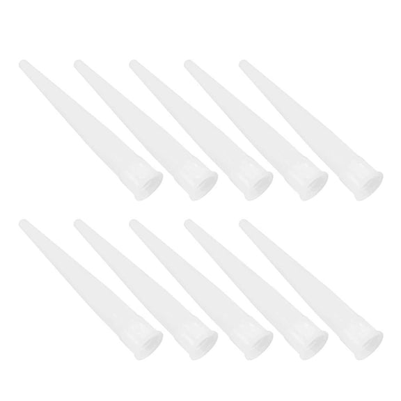 DINHEAROM Caulk Nozzle Plastic For Construction Workers 100Pcs 4.1x0.8In