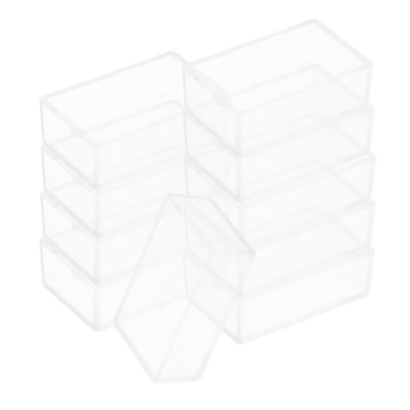 DINHEAROM Watercolor Paint Containers Transparent 100Pcs 1.2x0.8x0.4In Plastic