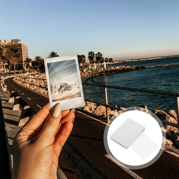 MLINS 100pcs Thermal Laminating Sheets Clear Plastic for Photos Craft Projects Document Round Corner Design