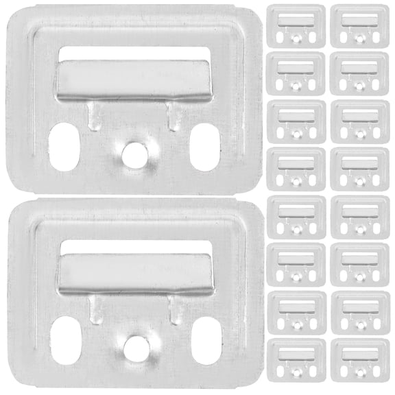 MLINS 100pcs Wall Panel Mount Integrated Wall Panel Fixing Piece Mounting Brackets Wall Panel Clips Metal Wall Panel Connectors