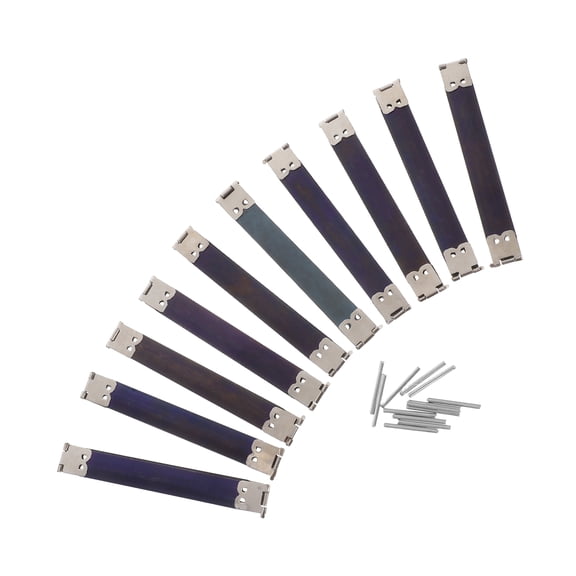 MLINS 10Pcs Diy Bag Flex Frame Navy Iron Replacement Purse Closure for Diy Crafts Diy Enthusiasts Canvas Projects