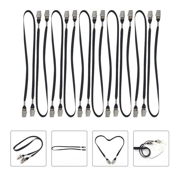 MLINS 10Pcs Mask Lanyard for General Users with Windproof Feature