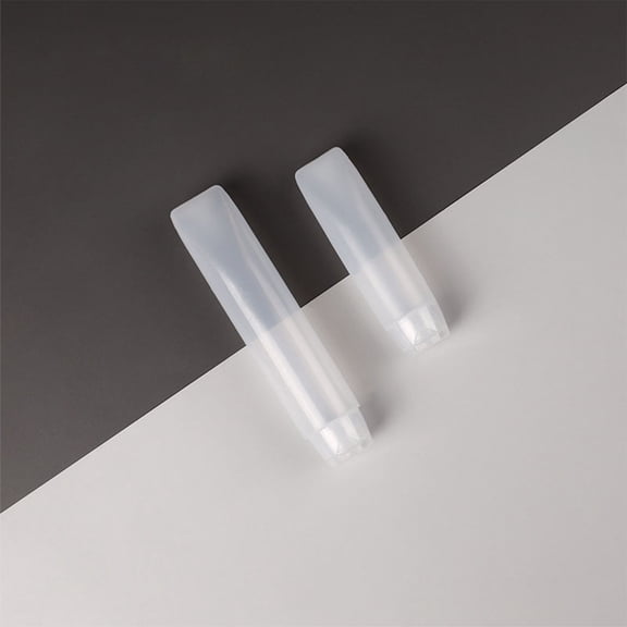 PTOOTP Lightweight Transparent Pe PP Squeeze Bottles for Toiletries 10Pcs