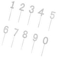 thumbnail image 1 of MLINS 10pcs Birthday Party Number 09 Cake Picks Exquisite Birthday Cake Decorations, 1 of 8