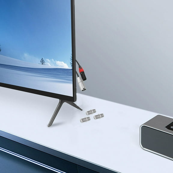 MLINS 10pcs Coaxial Cable Connectors F-type Female to Female Coax Cable Extender Adapter for TV Cable Thread Coaxial Cable Extension Connectors  F-Type Coax Cable Adapter for TV Cable