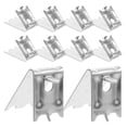 thumbnail image 2 of Freezer Support Hooks 10 Pack Freezer Shelf Clips - Stainless Steel Refrigerator Support Hooks Stainless Steel Clips 2 of 9