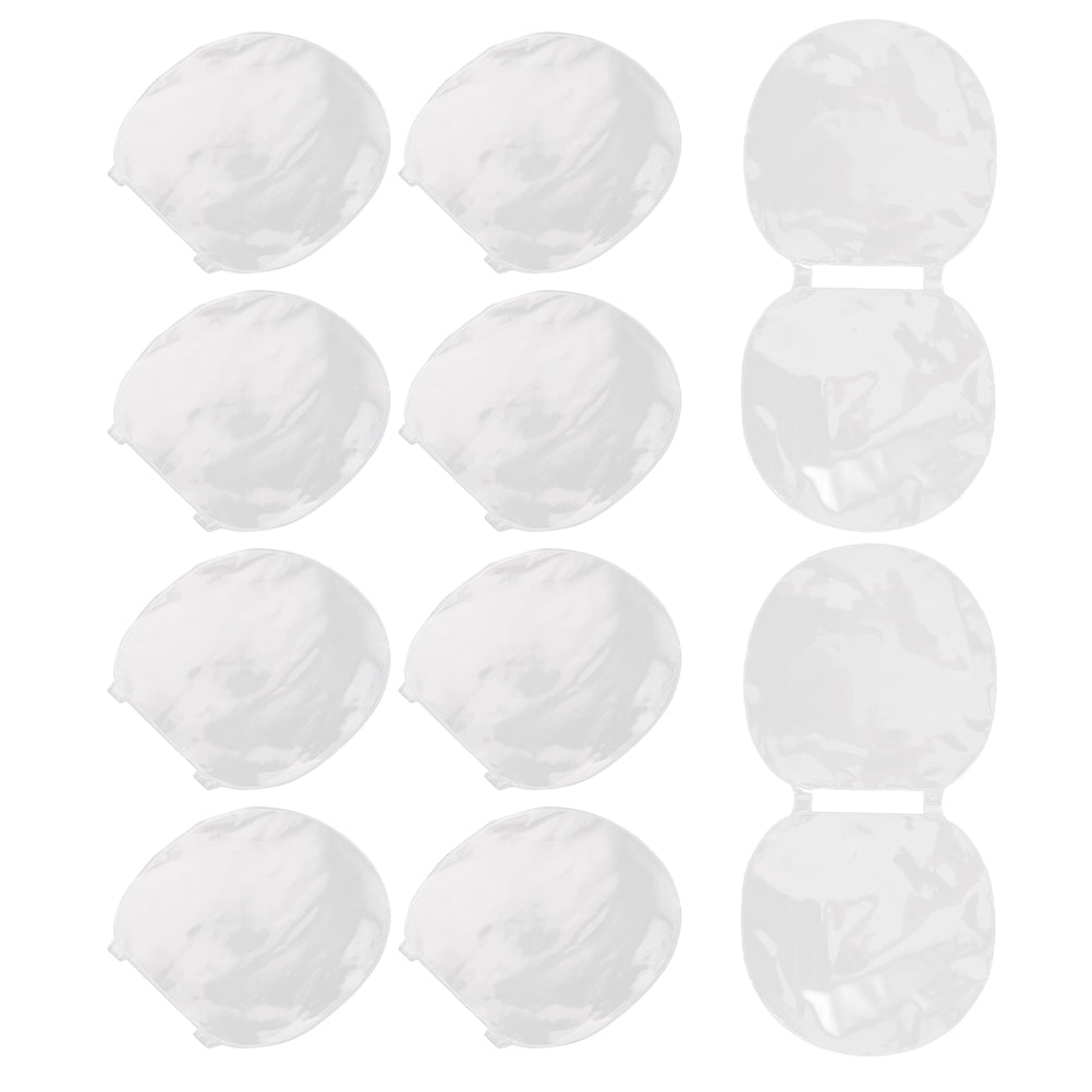 10-Pack Table Tennis Racket Protective Film - Clear PVC Adhesive Sheets To Prevent Scratches & Wear