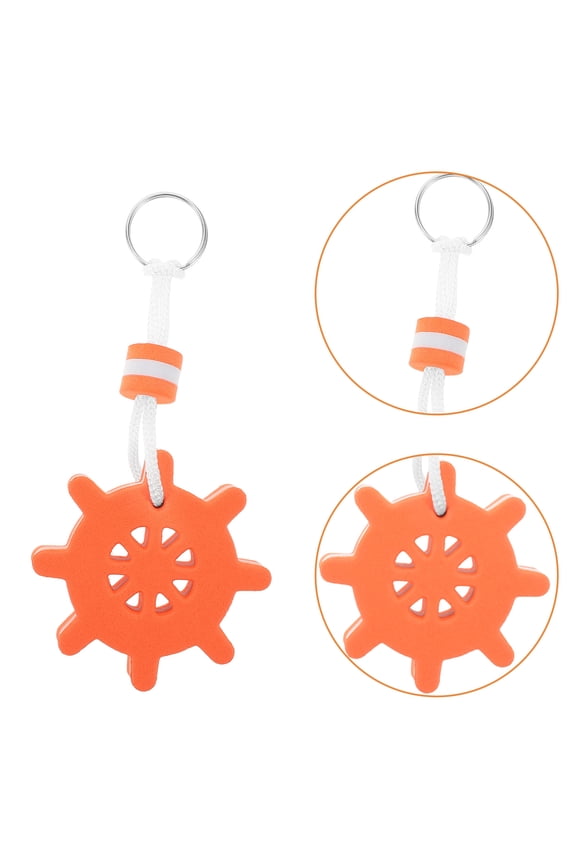 10pcs Floating Keyring Floating Boat Keychain Float Key Ring Waterproof Eva Key Chain For Boating Swimming Pools Surfing Sailing Kite Boating Fishing Sports Outdoor