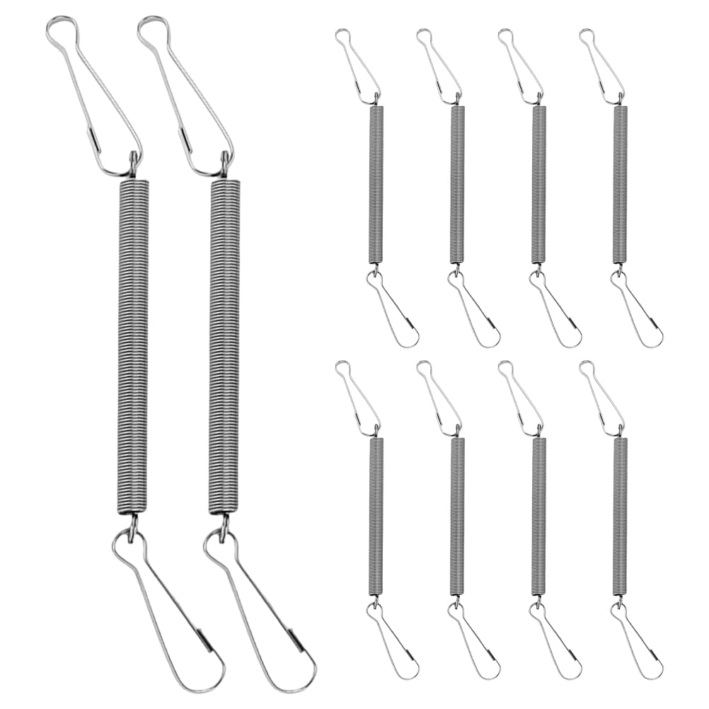 MLINS 10pcs Heavy-Duty Cage Spring Fastener For Small Animals Stainless ...