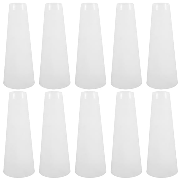 MLINS 10pcs Tapered Yarn Cones Plastic Wool Tubes for Textile Winding Thread Winding Bobbins for Sewing Machine Accessories Embroidery Crafting and DIY Projects