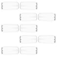 thumbnail image 1 of MLINS 10pcs Transparent Can Juice Bottles with Aluminum Cap Portable Leakproof Beverage Containers for Travel Parties and Home Use 400ml, 1 of 8