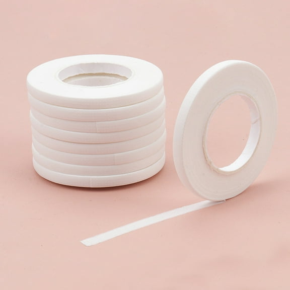 MLINS 10pcs White Eyelash Extension Tapes for Makeup NonWoven Fabric Easy Application and Removal
