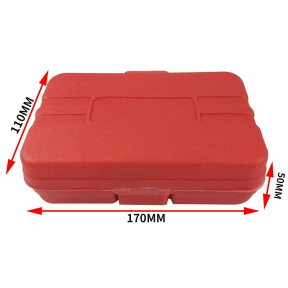 DINHEAROM Broken Screw Extractor Set Nut Extractor Metal 11 PCS/Set Red