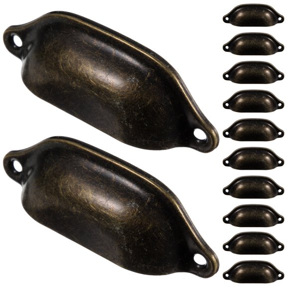 MLINS  12 Pcs Cabinet Door Pulls Kitchen for Cabinets Drawer Matte