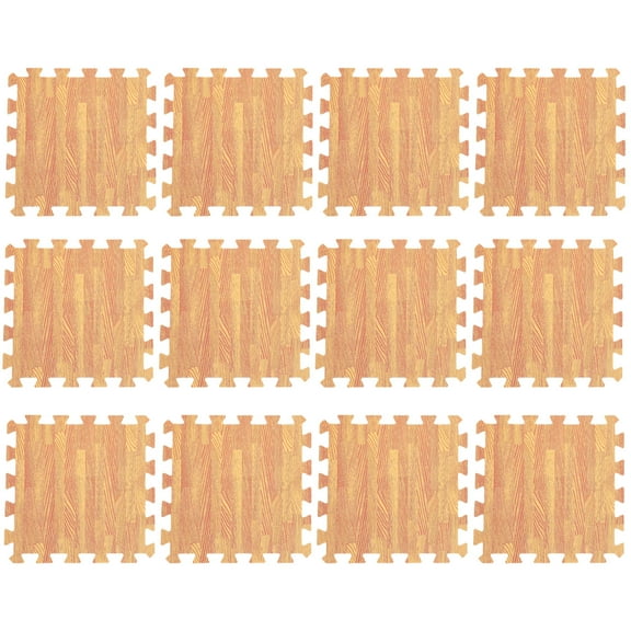 MLINS 12 Pcs Colored Floor Pad Puzzle Baby Gym Play Mat Toddler Child