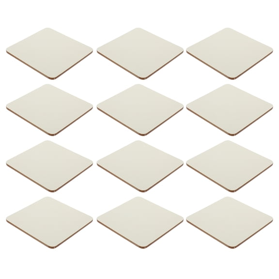 MLINS 12 Pcs Cup Coaster Cork Blank Heat Transfer DIY Set Cold Coasters