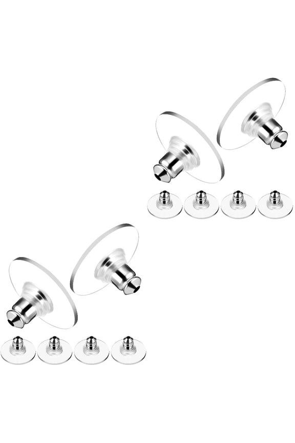 12 Pcs  Earring Backs Pierced Earring Backs Locking Earring Backs Silicone Earring Backs Replacements