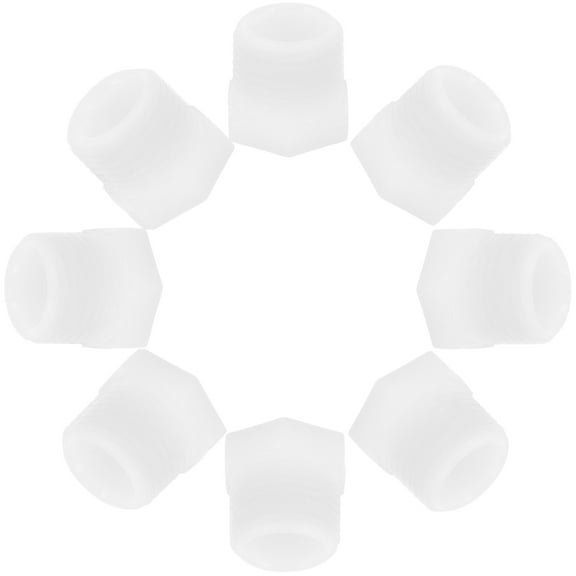 MLINS 12 Pcs Flexible Hot Water Tank Plug 2.20X2.20X2.20CM White
