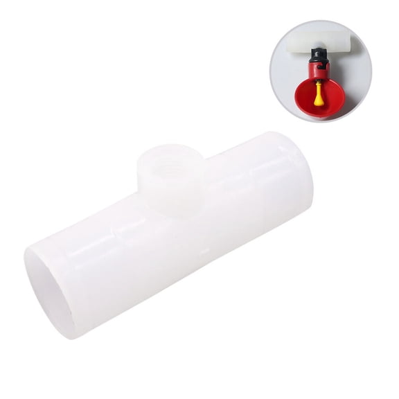 MLINS 12 Pcs Pool Cups Quail Supplies Bird Water Pipes White