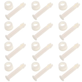 MLINS 12 Pcs Pool Vacuum Locking Pin Tool Swimming Cleaner Pools White