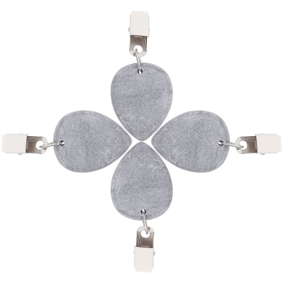 MLINS  12 Pcs Stone Table Cover Weights Marble Pendant for Tablecloth