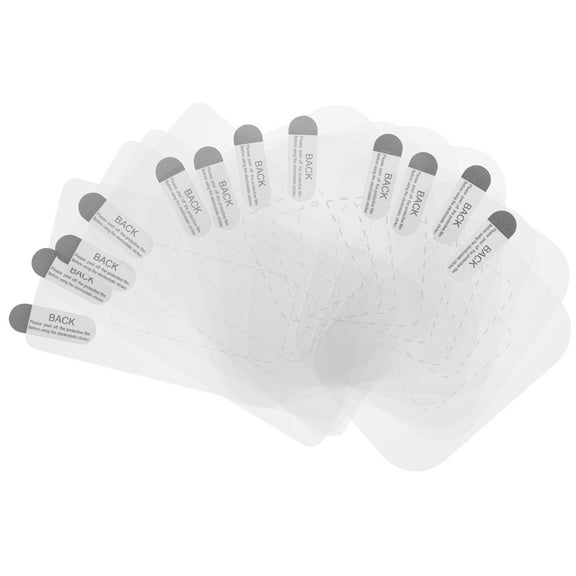 MLINS 12 Sheets Static Windshield Film for Dash Camera Mount, Window Sticker, Dashcam Protective Film, Anti-Glare, Easy Apply