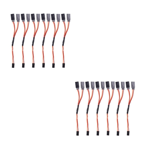MLINS 12 pcs 3 15cm Male to Female Extension Lead Wire Cable for RC Helicopter