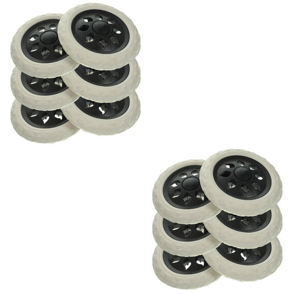 MLINS 12 pcs Universal Cart Casters Wheelchair Front Wheels Replacement Casters for Shopping Cart