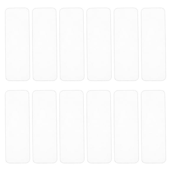 MLINS 120 Pcs No Trace Stickers Duct Hooks Adhesive Double Sided Tape Clear
