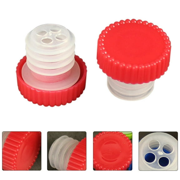 MLINS 12Pcs Round Drink Caps Can Be Used for Glass Beer and Bottles ( Random Color)