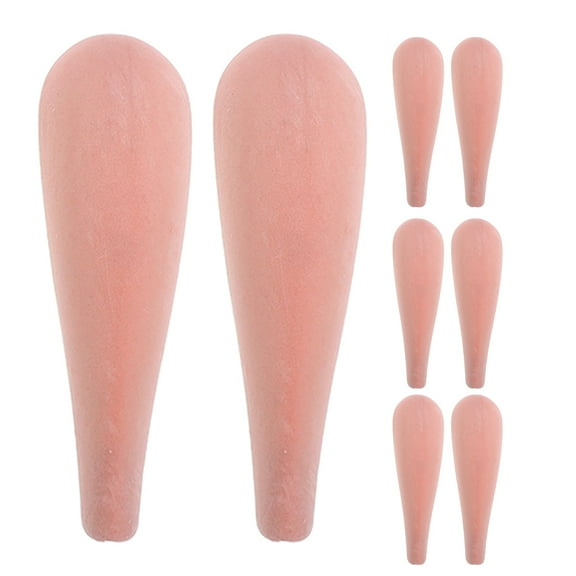 MLINS 12pcs Anti Slip Flocked Hangers with Shoulder Pads Clothing Forms Hanger Protectors for Sweaters and Suits to Prevent Shoulder Bumps