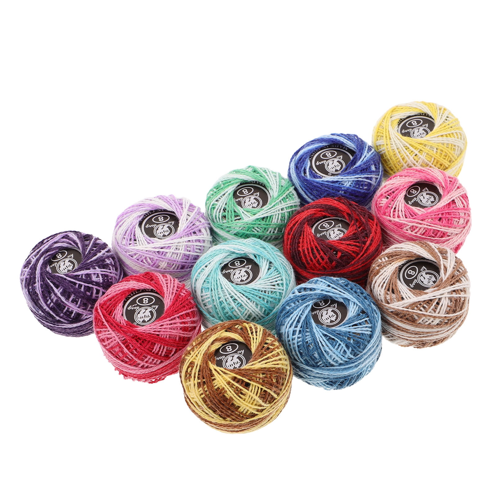 MLINS 12pcs Embroidery Threads for Creative Projects Craft for DIY ...