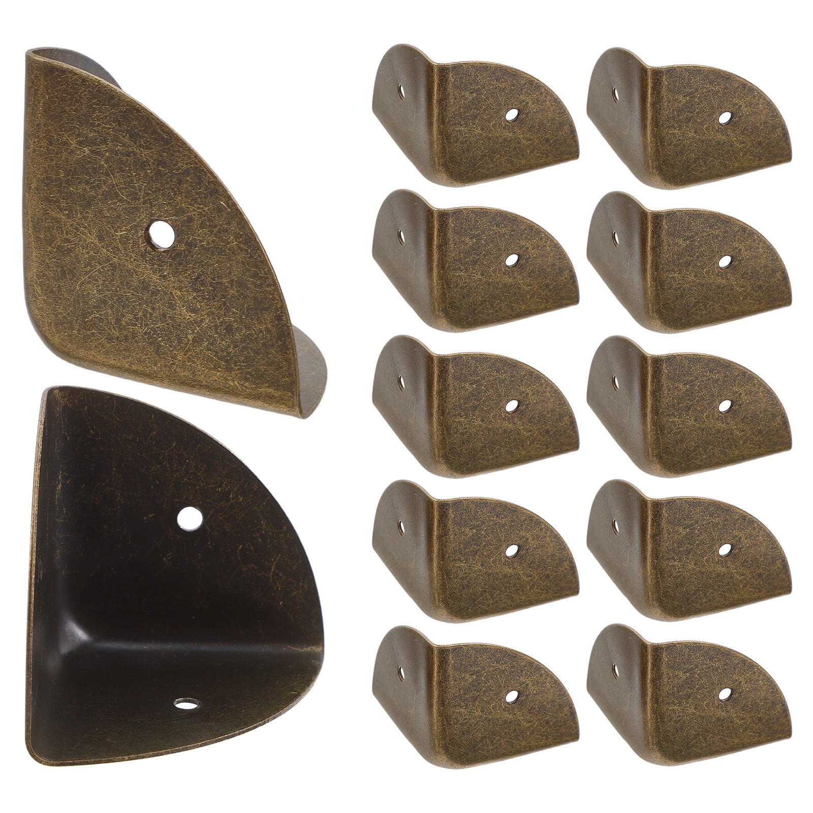 MLINS 12pcs Vintage Box Corner Protectors Metal Cabinet Corner ...
