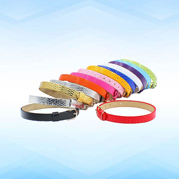 YUYUETIME 14Pcs Wristband for Watch PU Material Fashionable Comfortable Adjustable Replacement Strap