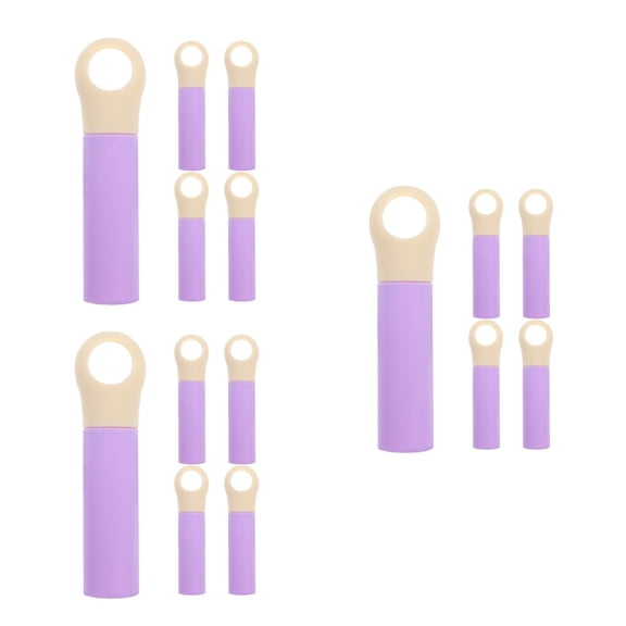 MLINS Hemoton 15 PCS Mop Handle End Caps Broom Rod Grip Replacement Sleeve for Cleaning Tools with 22mm Inner Diameter