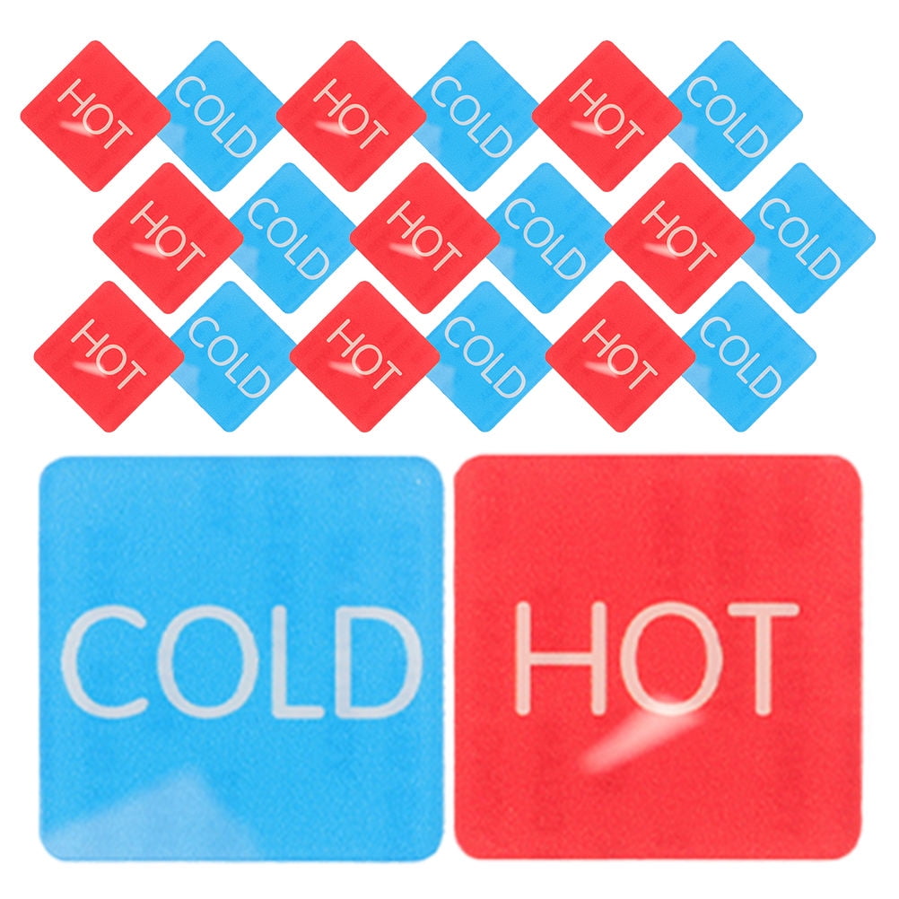 MLINS Acrylic Faucet Labels for Easy Water Identification Sleek Design ...