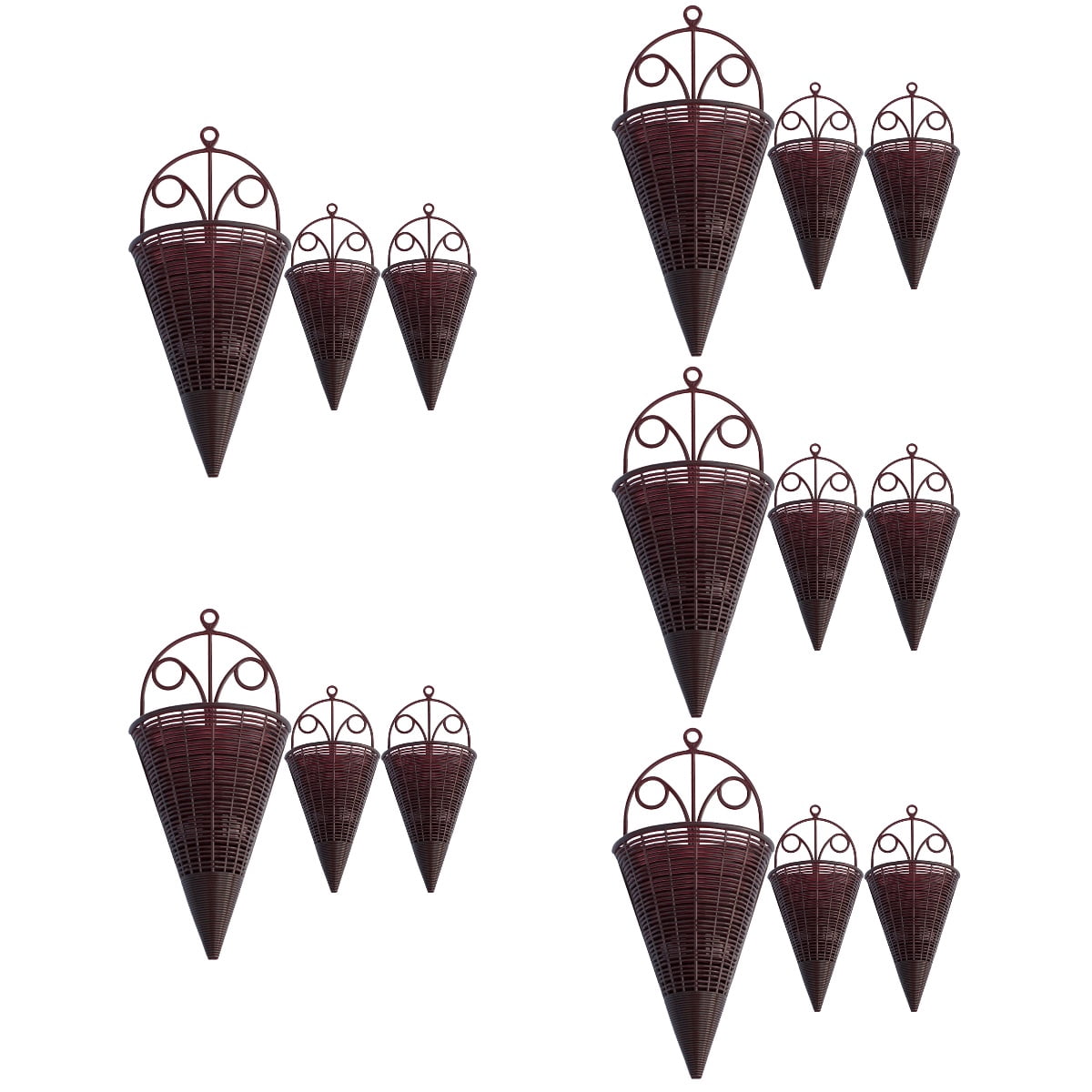 MLINS 15 Pcs  Orchid Hanging Basket Orchid Basket Orchid Hanging Planter Orchid Wall Planter