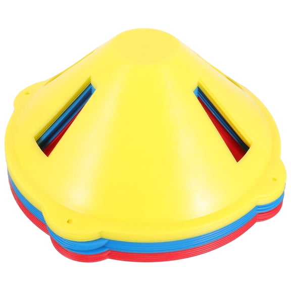 YUYUETIME Agility Cones for Sports Blue 15Pcs 9.04x9.04x3.14in