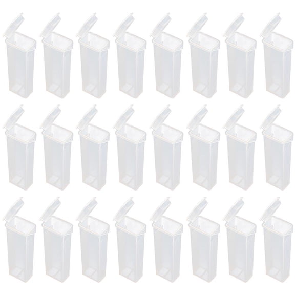 MLINS 150 pcs Glass Slide Boxes Plastic Cuboid Microscope Glass Holder Slide Boxes
