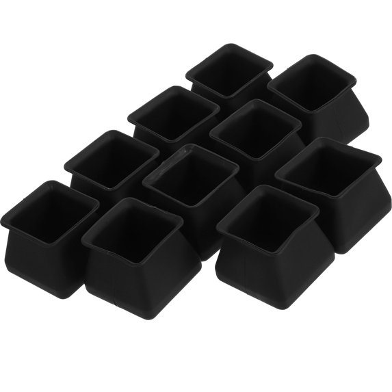 MLINS 16 Pcs Chair Leg Protective Cover Appliance Area Rugs Indoor by Mat Office Black