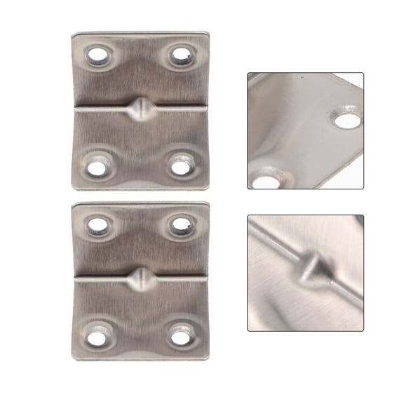 MLINS 16 Pcs Stainless Steel Angle Code Connecting Parts U Bracket
