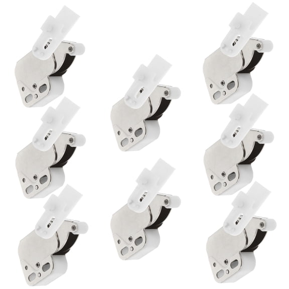 MLINS 16-Piece Push to Open Door Latch Set, Cabinet Door Lock Replacement Hardware for Easy Installation