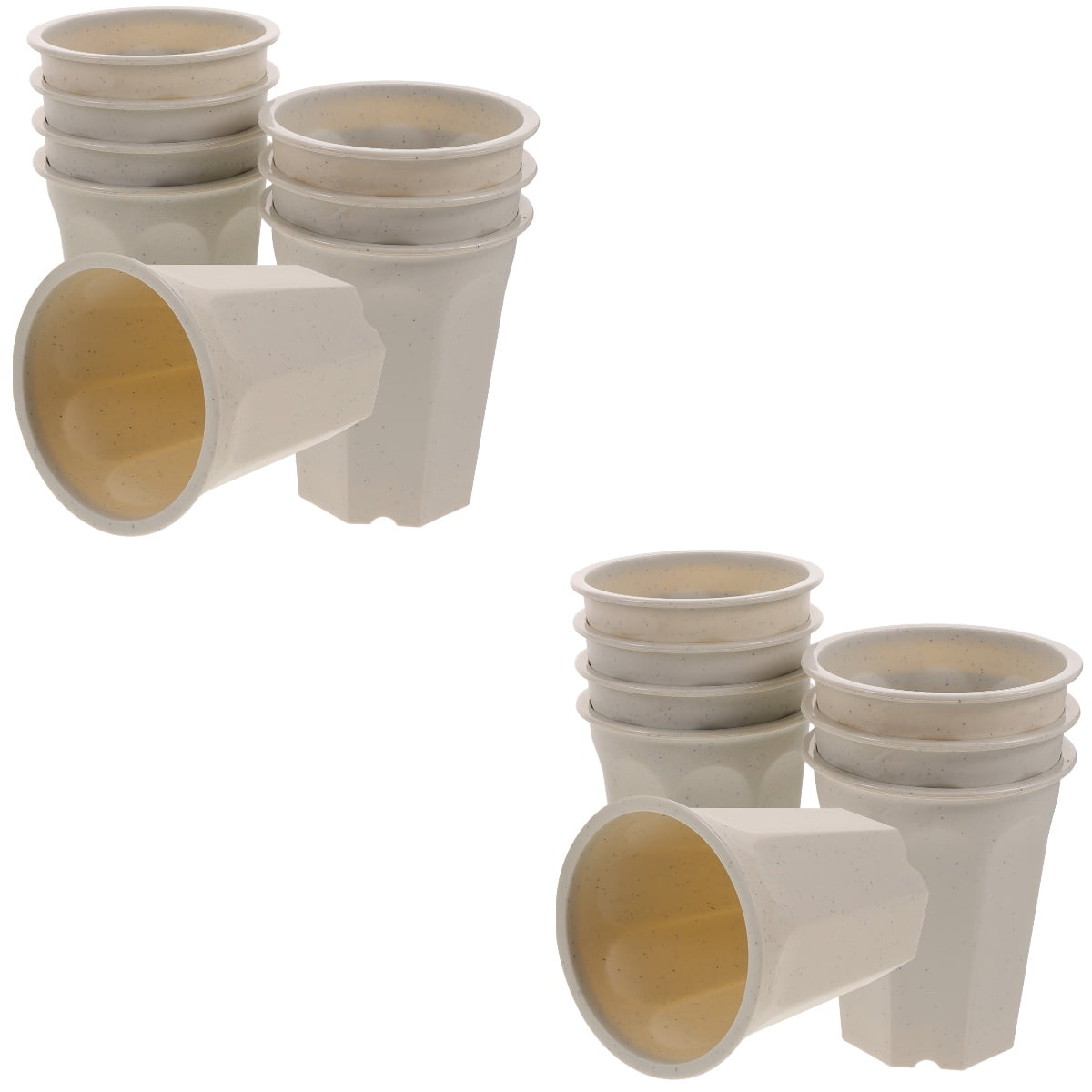 MLINS 16 pcs  Deep Nursery Pots Gardening Succulent Bonsai Nursery Planting Pots