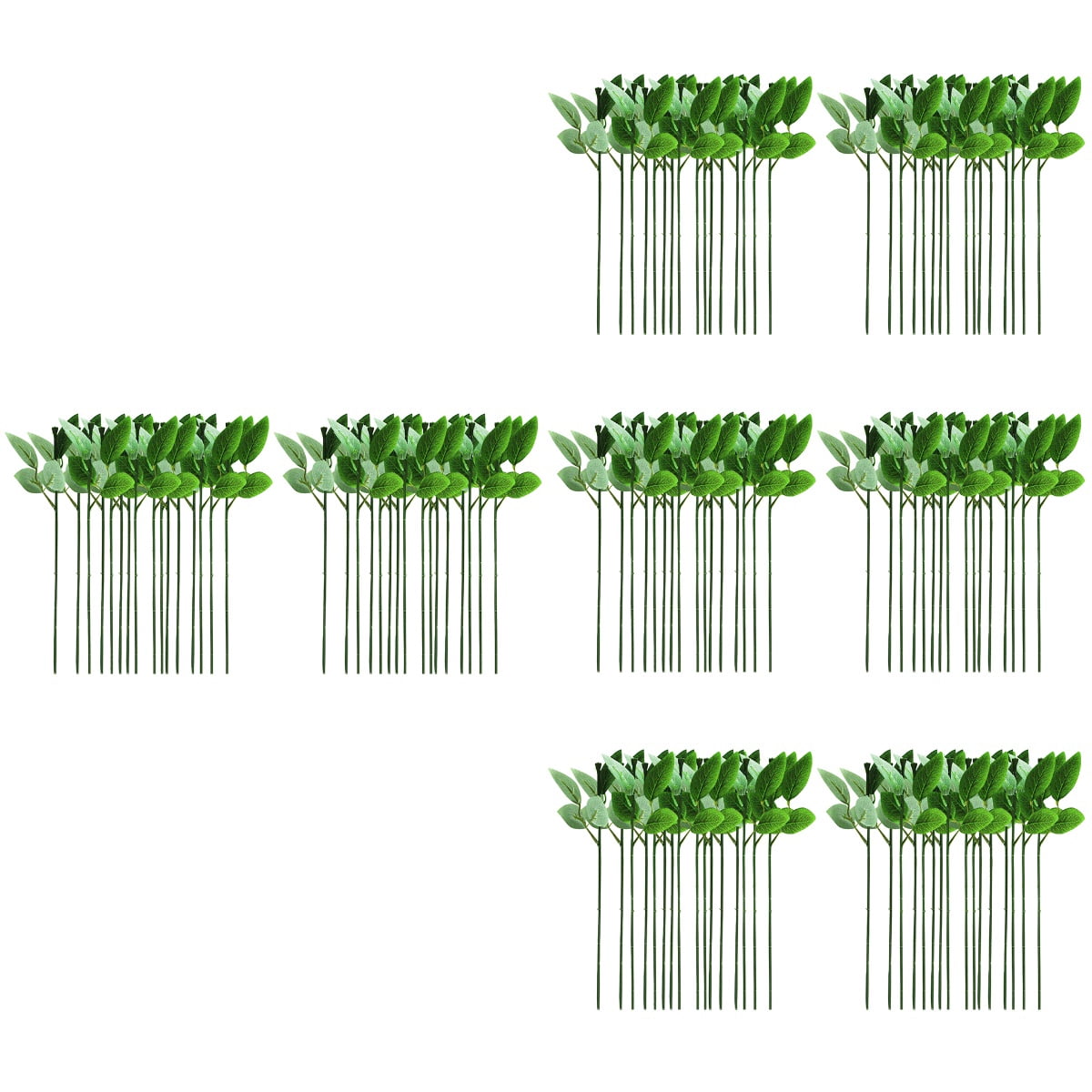 MLINS 160 Pcs  Realistic Rose Flower Stem Fake Plant Rod DIY Flower Arrangement