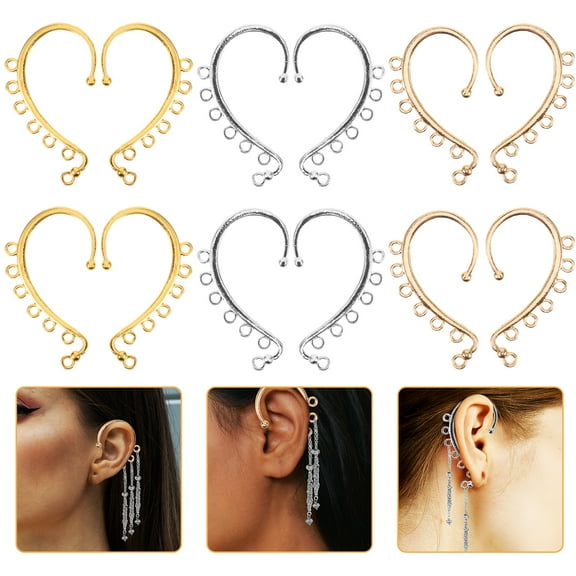 MLINS 18 Pcs Earring Making Earring Material 5.70X3.30X0.20CM